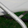 SoBuy OGS28-HG Espreguiçadeira com Almofada e Bolso Lateral