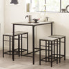 Mesa alta de bar e bancos SoBuy OGT11-HG x4