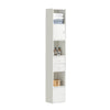 Armário de casa de banho SoBuy STR10-W com 2 portas e 2 gavetas