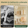 SoBuy KLS03-II-W Perchero de Ropa con 4 barras Blanco