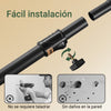 Cabide telescópico SoBuy FRG34-SCH com 3 barras e 3 cestos, preto