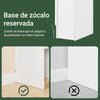 SoBuy FBT163-WN Mesitas de Noche con Cajón y Tapa Removible 20 x 35 x 60 cm