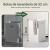 SoBuy BZR21-II-W Cesto para Ropa Sucia con un cajón Blanco