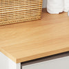 SoBuy BZR224-WN Mueble Lavadora con Barandilla Anticaída 66x60x127 cm Blanco