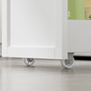 SoBuy BZR229-W Mueble lavadora y secadora con puerta Armario para lavadora con cajón Blanco