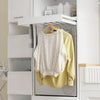 SoBuy BZR230-W Mueble para lavadora y secadora con puertas Blanco 66x60.5x186 cm