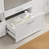 SoBuy BZR230-W Mueble para lavadora y secadora con puertas Blanco 66x60.5x186 cm