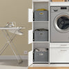 SoBuy BZR232-W Armario Multiusos de Baño Blanco Mueble Lavadero Alto y Estrecho 60x40x186.4 cm
