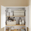 SoBuy BZR241-E-W Columna de baño blanca con 3 puertas 60x30x180 cm