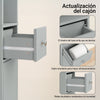 Armário alto para casa de banho SoBuy BZR34-HG, armário alto para casa de banho, cinzento