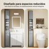 Armário alto para casa de banho SoBuy BZR34-HG, armário alto para casa de banho, cinzento