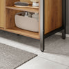 SoBuy BZR63-L-PF Armario Bajo Lavabo 90cm Industrial