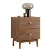 SoBuy FBT170-N Mesa de cabeceira vintage com 2 gavetas castanha 45x40x58 cm 