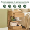 SoBuy FBT49-Nx2 Set de 2 Mesitas de Noche con 1 cajón y 2 estantes Marron