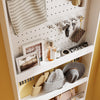 SoBuy FHK39-W Mueble de entrada estrecho con zapatero Blanco 70x12x190 cm