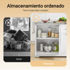 Carrinho de ilha de cozinha SoBuy FKW128-ST com rodas, carrinho de ilha de cozinha com bancada extensível