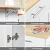 Carrinho de cozinha SoBuy FKW129-WN com rodas, ilha de cozinha com bancada extensível