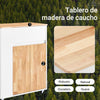 Armário de arrumação com carrinho de cozinha SoBuy FKW132-WN com rodas 70 x 40 x 90 cm branco