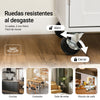 Carrinho de cozinha pré-venda-SoBuy FKW133-WN com rodas e bancada, branco, 99x40x85 cm