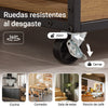 Carrinho de cozinha SoBuy FKW134-N com 3 portas e 1 gaveta vintage castanho 67x88x37cm