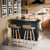 SoBuy FKW71-III-SCH Islade Cocina con 2 cajones y 4 Puertas Negro