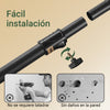 Cabide extensível SoBuy FRG109-II-SCH com 2 níveis, preto