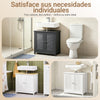 Armário sob o lava-loiça SoBuy FRG237-DG com 2 portas e 2 prateleiras, cinzento