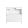 SoBuy FRG237-W Armario de Baño 2 puertas y 2 estantes Blanco