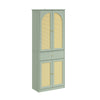 SoBuy FSB107-GR Mueble Zapatero Recibidor Compacto Vertical Verde 70x34x180 cm