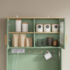 SoBuy FSB108-E-GR Alacena de Cocina Alta Verde 80x38x180 cm