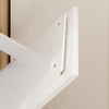 SoBuy FSB112-WN Mueble para Basura y Reciclaje con Pedal Blanco 35x25x101.7 cm