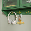 SoBuy FSB114-E-SY Armario de Pared Colgante Multiusos con Puertas de Cristal Verde Oscuro