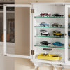 SoBuy FSB114-E-W Armario de Pared Suspendido Multiusos Blanco 68x13.5x68.5 cm