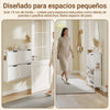 SoBuy FSR100-E-W Zapatero Recibidor con Luz LED Sensor y 19 cm de Fondo Blanco
