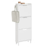 SoBuy FSR151-H-E-W Zapatero Recibidor con Luz LED Sensor y 19 cm de Fondo