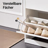 SoBuy FSR180-W Sapateira com 2 abas e 1 gaveta branca 60x30x90 cm
