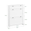 Preventa-SoBuy FSR207-W Zapatero Estrecho Recibidor con Cajón y 2 Puertas Blanco