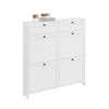 SoBuy FSR208-W Zapatero Moderno Entrada Recibidor con 2 Cajones Blanco