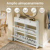 SoBuy FSR208-W Zapatero Moderno Entrada Recibidor con 2 Cajones Blanco