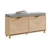 SoBuy FSR211-N Banco Zapatero con Asiento Madera 100x24x50cm