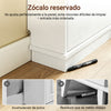 SoBuy FSR216-W Zapatero Estrecho 18cm Armario de zapatos con 4 puertas