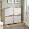SoBuy FSR225-E-W Mueble Zapatero Estrecho para Recibidor Blanco 103x19x99.5 cm