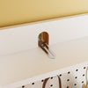 SoBuy FSR233-W Armario Zapatero Estrecho Blanco con Espejo y 6 Ganchos 83x14x197 cm