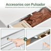 SoBuy FSR78-LW Sapateira estreita com 2 abas e 1 gaveta para entrada e corredor 75x96x24 cm