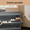 SoBuy FSR82-L-HG Banco Zapatero con 1 Solapa 75 x 24 x 51 cm