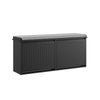Banco para sapatos SoBuy FSR98-XL-SCH com assento para 8 a 10 pares de sapatos | Preto 100 x 26 x 46 cm