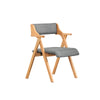 Preventa-SoBuy FST98-HG Silla de Madera con Cojín para Comedor Plegable y Montada Gris