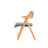 Preventa-SoBuy FST98-HG Silla de Madera con Cojín para Comedor Plegable y Montada Gris
