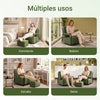 SoBuy FST99-SY Sillón de relax con reposapiés Butaca individual reclinable moderna verde 59x74x78 cm