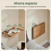 Mesa de parede rebatível FWT03-PF para sala de jantar, quarto e secretária, 60 x 40 cm, castanho, pré-venda SoBuy